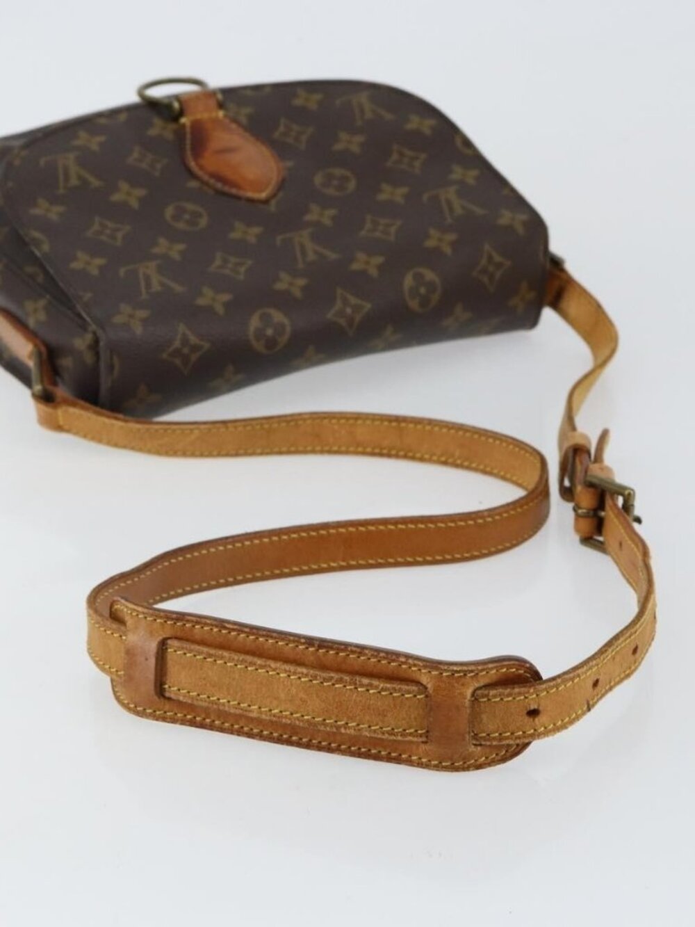 Authentic LOUIS VUITTON Monogram Saint Cloud GM Shoulder Bag M51242 LV - Picture 14 of 16